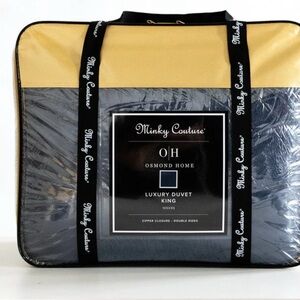 Minky Couture X Osmond Navy King Duvet